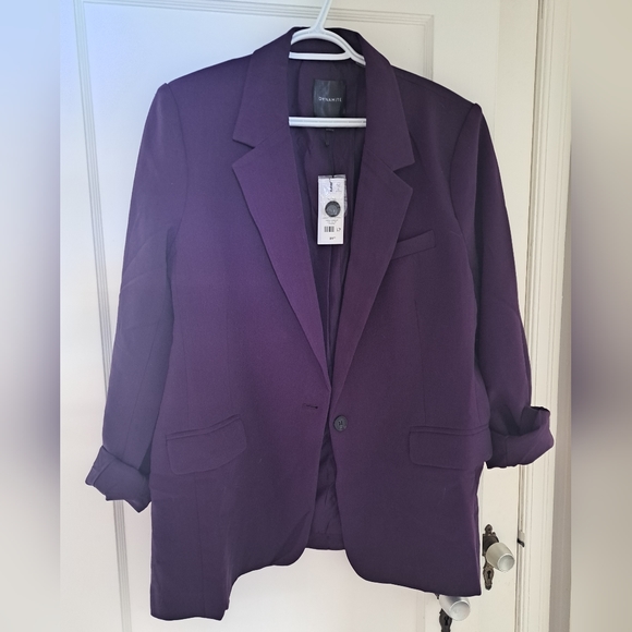 Dynamite Loreli Blazer, Purple, XL - Picture 2 of 2
